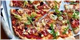 pizzasaus, tonijn, mosselen, garnalen, oregano