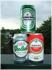 Blikje bier naar keuze Heineken of Grolsch inclusief statiegeld