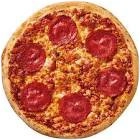 pizzasaus, kaas, salami, oregano